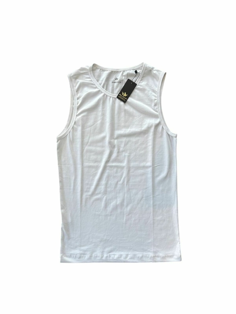 Regata Algodão Egípcio Basic White - comprar online