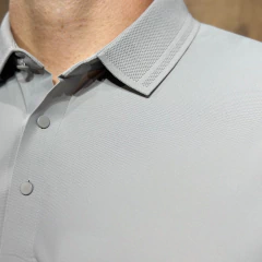 Polo Importada BG gray COLLAR DETAIL na internet