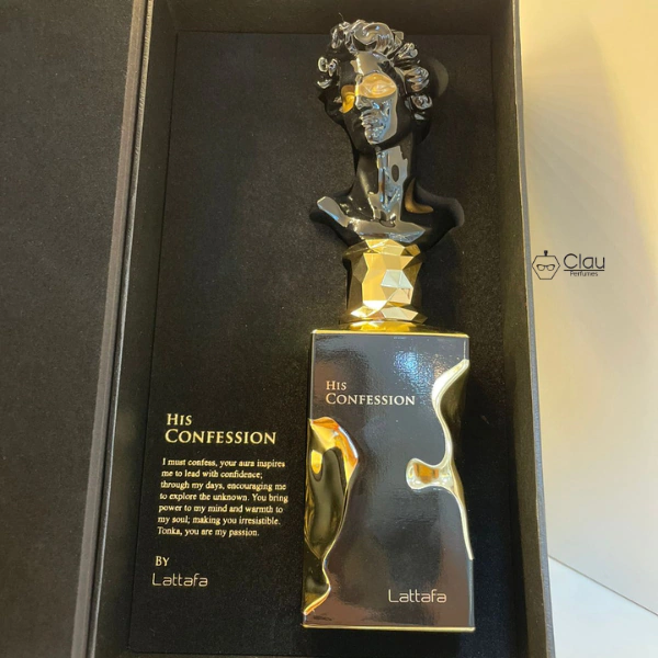 Lattafa His Confession 100ml 香水 Perfume Importado Eau de Parfum His Confession Lattafa
