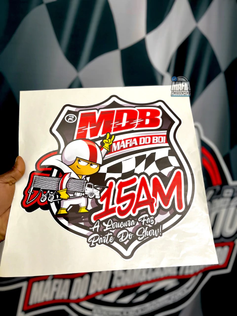 Adesivo Escudo MDB Grande