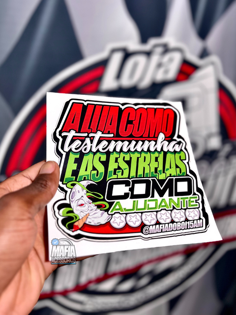 Adesivo A Lua como Testemunha