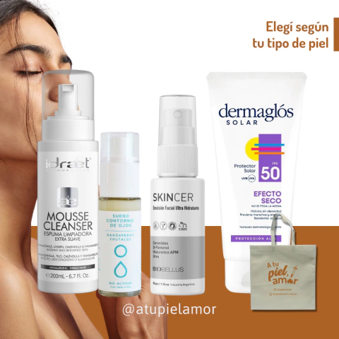 Kit de cuidado básico con contorno de ojos