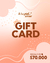 Gift Card $70.000 - A Tu Piel Amor