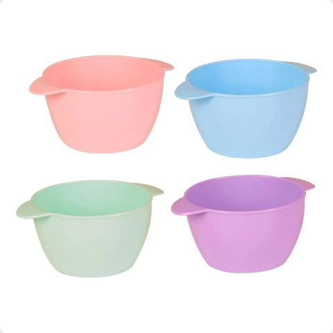 Compotera Redonda Chica de Plástico con Asas -