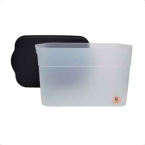 Caja Organizadora Con Tapa Plástica Maxi Box Transparente Chica - Plásticos Cerri