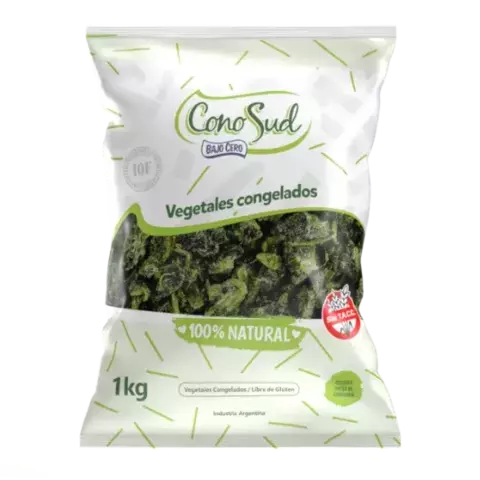 Espinaca Congelada - 1000 grs. - Cono Sud