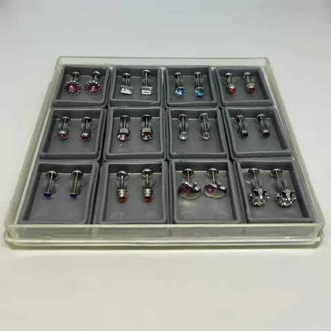 Aros abridores acero quirúrgico (strass)