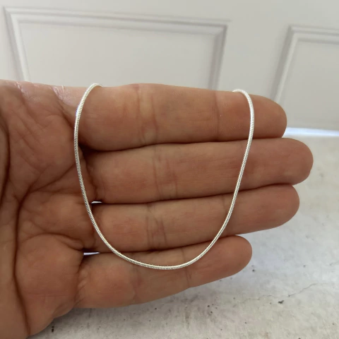 Cadenita de acero blanco 1.2 mm - comprar online