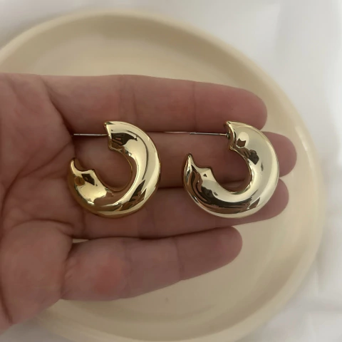 Aros Sasha dorados - comprar online