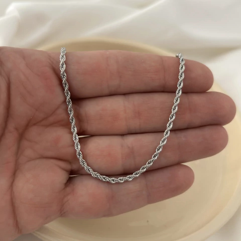 Cadenita de acero trenzada 0.5 mm - comprar online