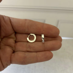 Argollas ranuradas de acero blanco en internet