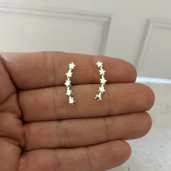 Aros estrellas de acero blanco en internet