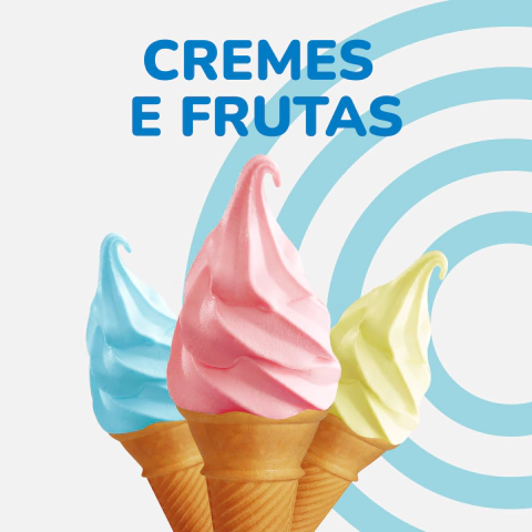 Pó para preparo de sorvete soft Italiano 2,5kg | Cremes e frutas - comprar online