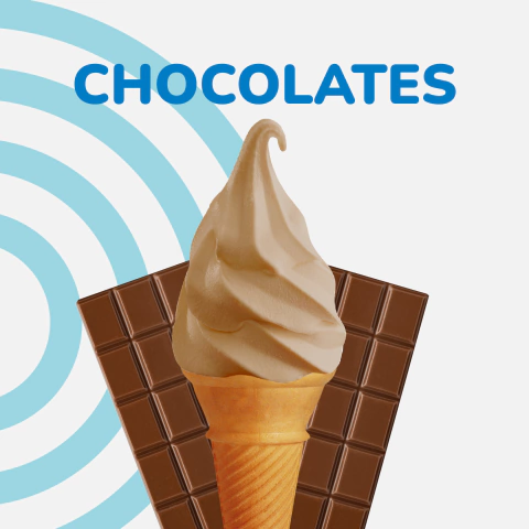 Pó para preparo de sorvete soft 1,8kg | Chocolates - comprar online