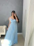 Vestido Jeri Azul Claro - Amanda Morais Store