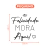 Frase Decorativa em MDF - A Felicidade Mora Aqui na internet