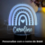Luminária LED em Acrílico - Arco Íris Boho com Nome Personalizado - comprar online