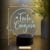 Luminária LED em Acrílico - Josué 1:9 - Forte e Corajosa - comprar online
