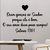 Frase Decorativa em MDF - Salmos 136:1