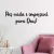 Frase Decorativa em MDF - Pois Nada é Impossível para Deus