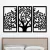 Kit com 3 Quadros Decorativos em MDF - Árvore da Vida na internet
