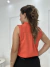 Blusa sem Manga com Bordados