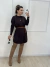 Vestido Estilo Mini Vest Marrom em Modal na internet