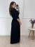 Vestido Flora Folhagem - Preto na internet