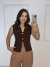 BLUSA EM MODAL COM BOTÕES DURADOS - loja online
