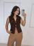 BLUSA EM MODAL COM BOTÕES DURADOS