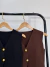 BLUSA EM MODAL COM BOTÕES DURADOS - Bruna Ulbrich Store