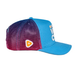 Imagem do BONÉ "O BEACH VENCEU" | TRUCKER AZUL CLARO