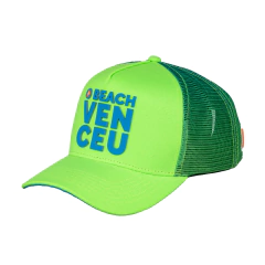 BONÉ "O BEACH VENCEU" | TRUCKER VERDE