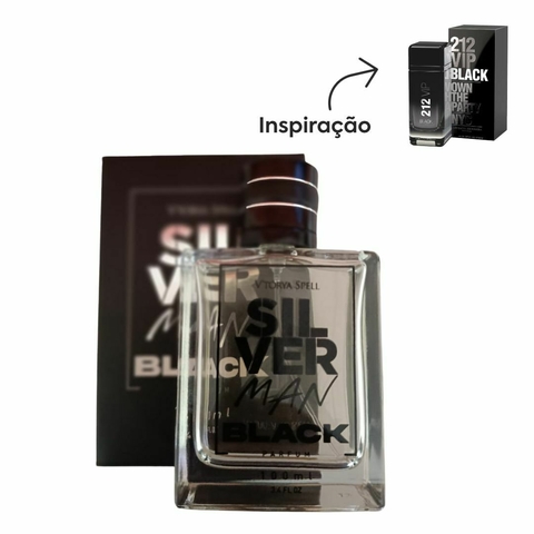 Silver Man Black (Inspirado no 212 Vip Black) 100ml