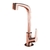 TORNEIRA DE MESA PARA LAVATÓRIO COM BICA ALTA ROSE GOLD 1195 F71 LORENZETTI