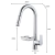 MISTURADOR DE COZINHA EM AÇO INOX COM MANGUEIRA FLEXÍVEL E DUCHA QSC-F6013 TELCA - Catel HLM