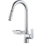 MISTURADOR DE COZINHA EM AÇO INOX COM MANGUEIRA FLEXÍVEL E DUCHA QSC-F6013 TELCA