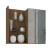 ESPELHEIRA JASMIM 60CM AMENDOA MGM GABINETES - comprar online