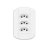 TOMADA TRIPLA 20A 250V BLANC MAIS 3922 FAME