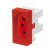 MÓDULO TOMADA 2P T 20A USO ESPECIFICO VERMELHA HABITAT 2323 FAME
