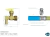 KIT PARA INSTALAÇÃO DE COOKTOP FLEXÍVEL DE 1,20M COM PONTA AZUL E REGISTRO BLOQUEADOR 180309-61 BLUKIT - comprar online