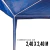 GAZEBO MONTÁVEL AZUL DE BASE 3 METROS X 3 METROS AZUL IMPORTWAY na internet