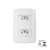 TOMADA DUPLA 20A 250V MONOBLOCO 80121 ILUMI