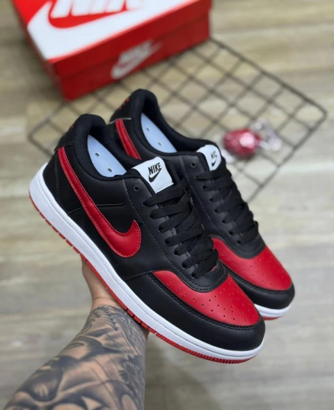 AIR JORDAN 1 LOW BLACK/RED - comprar online
