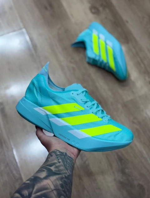 ADIDAS ADIZERO ADIOS PRO 4 - AZUL/VERDE - comprar online