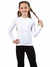 Camiseta térmica de niña sin costura (145042)