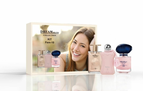 Kit Dream Brand Collection 3 Perfumes 25ml cada - N.10 - 238 + 151 + 188