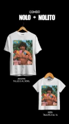 Combo Heladito NOLO/NOLITO (Remera blanca adultxs + remera blanca kids)