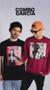 Combo Garcia (Buzo Bordo + Remera negra)