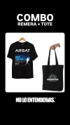 Combo NACIONAL Remera Arsat + Tote Bag Federal y soberana - comprar online